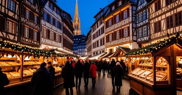 Marchés de noël à strasbourg : magie, traditions et animations 2024